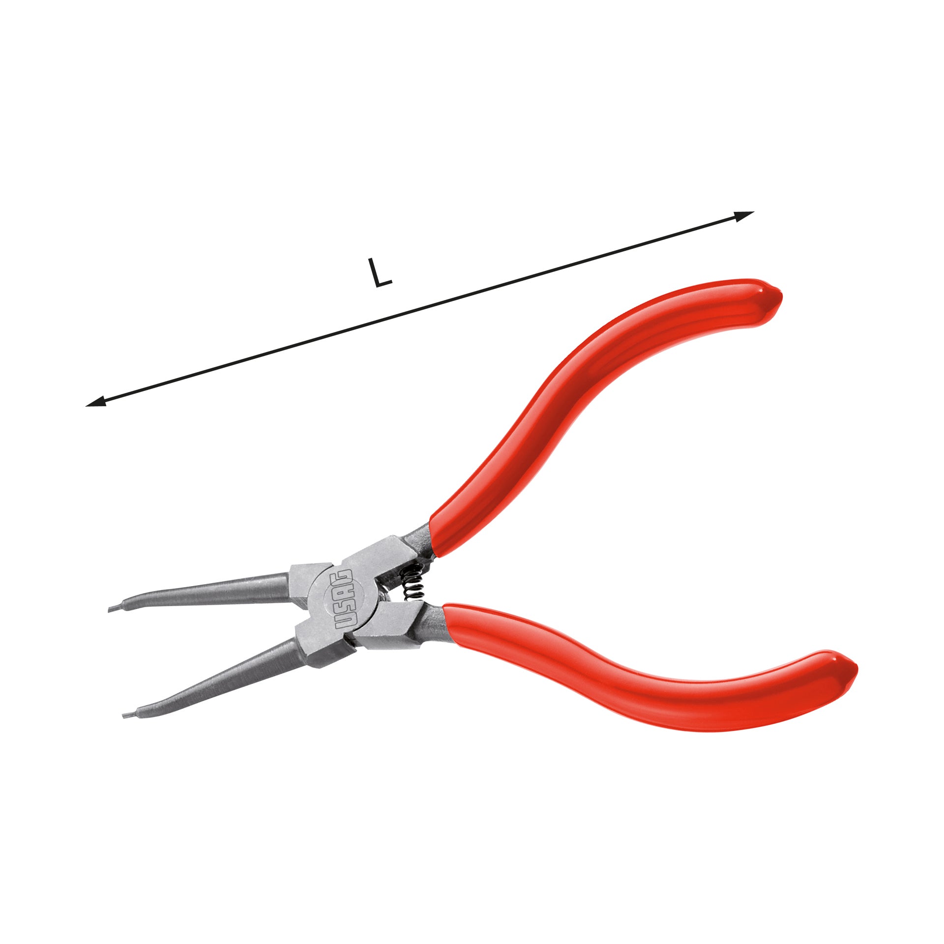 127 C - Straight nose pliers for internal snap rings - Usag 127 C - Straight nose pliers for internal snap rings - Usag